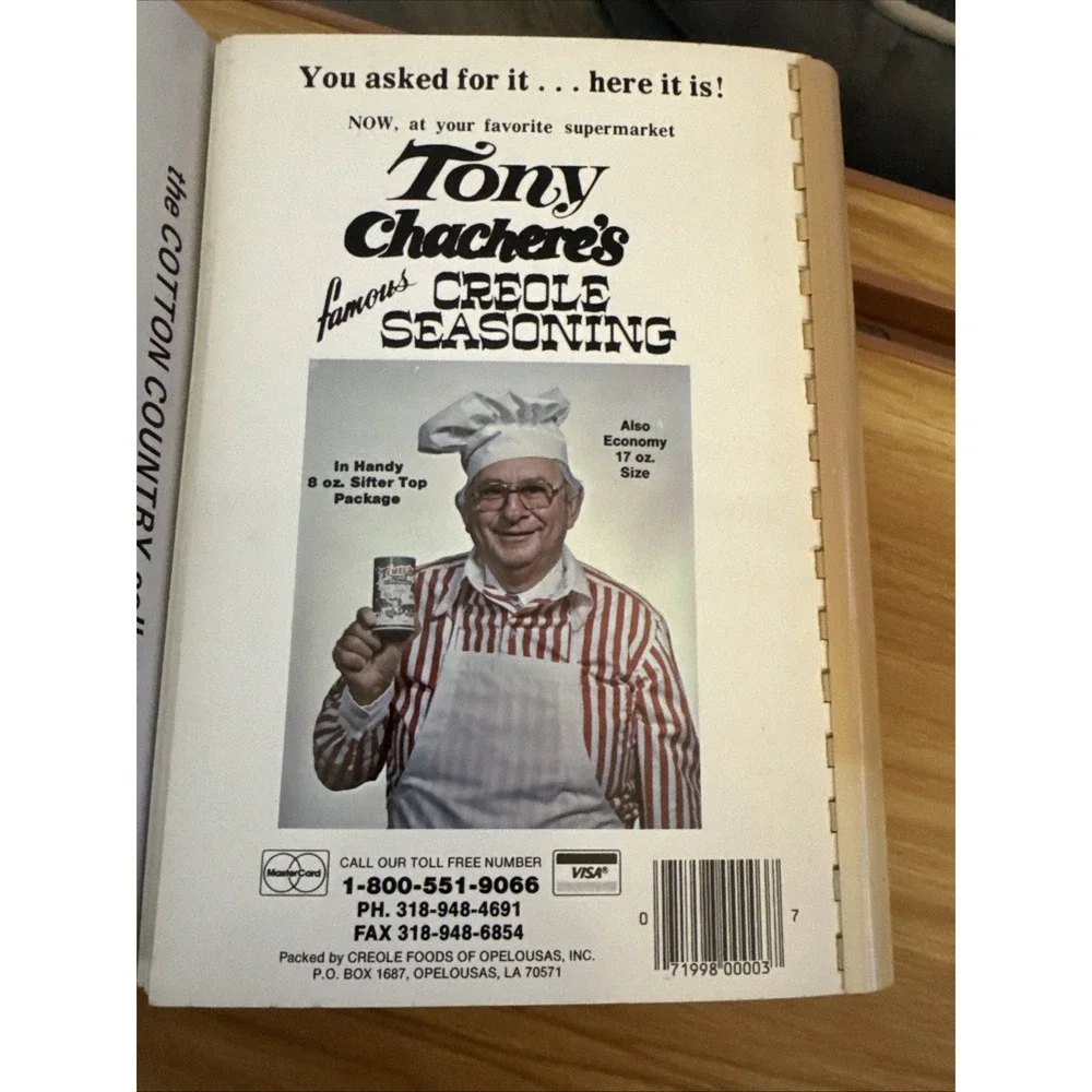 Vtg Set Of 2 Louisiana Cookbooks Cotton Country & Cajun Country Seafood